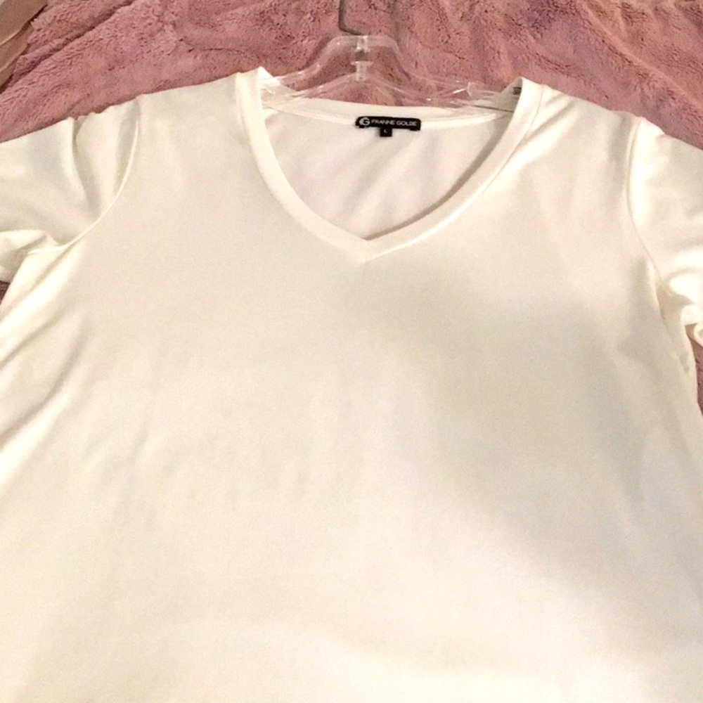 V-Neck Tee with wide binding